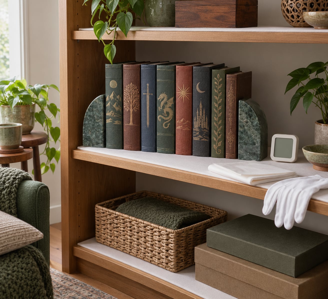 how to store and protect collectible books at home