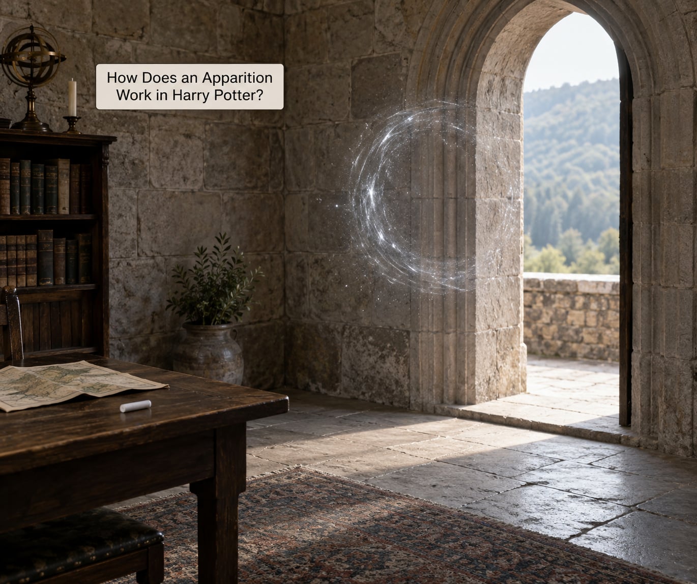 How Does an Apparition Work in Harry Potter?