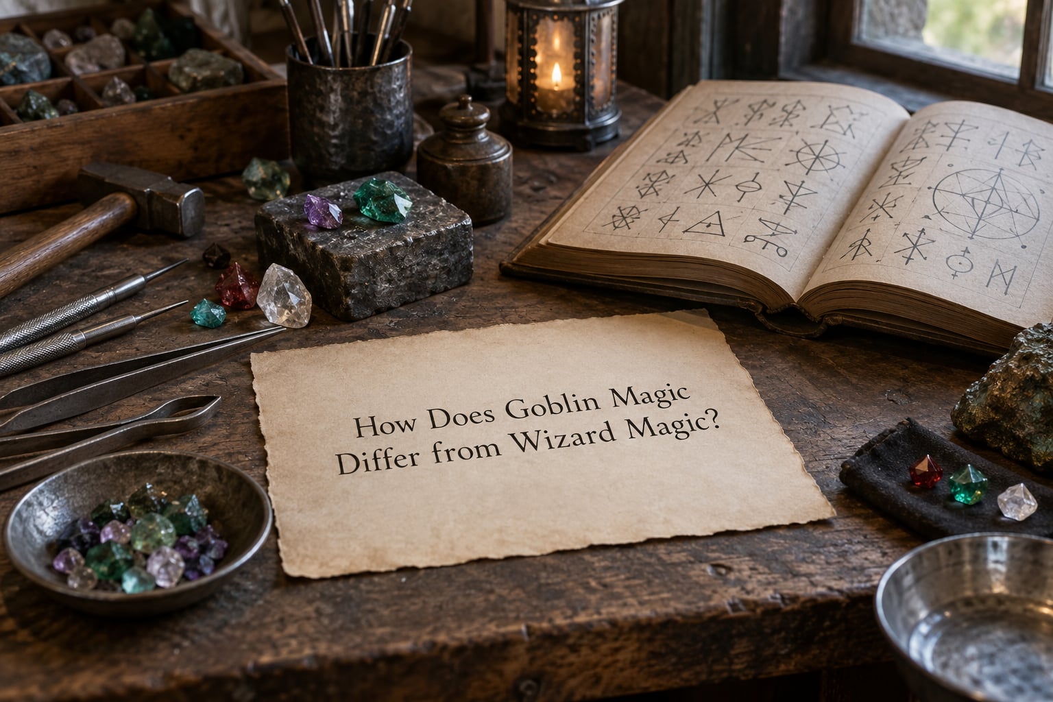 How Does Goblin Magic Differ from Wizard Magic?