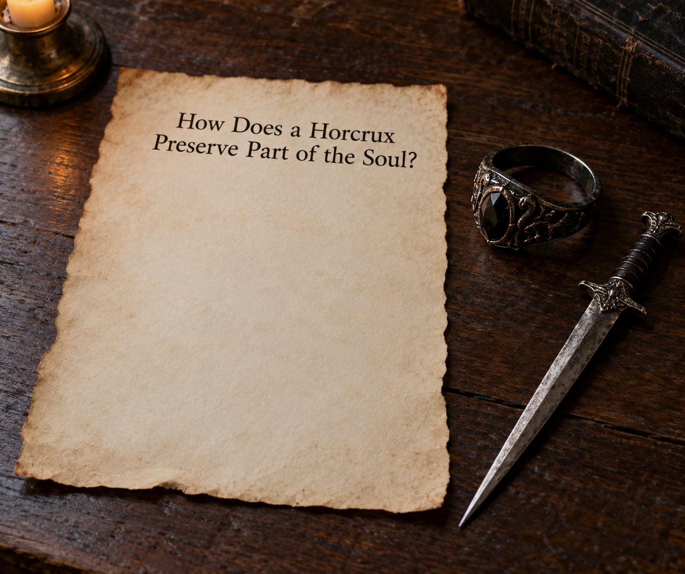 How Does a Horcrux Preserve Part of the Soul?