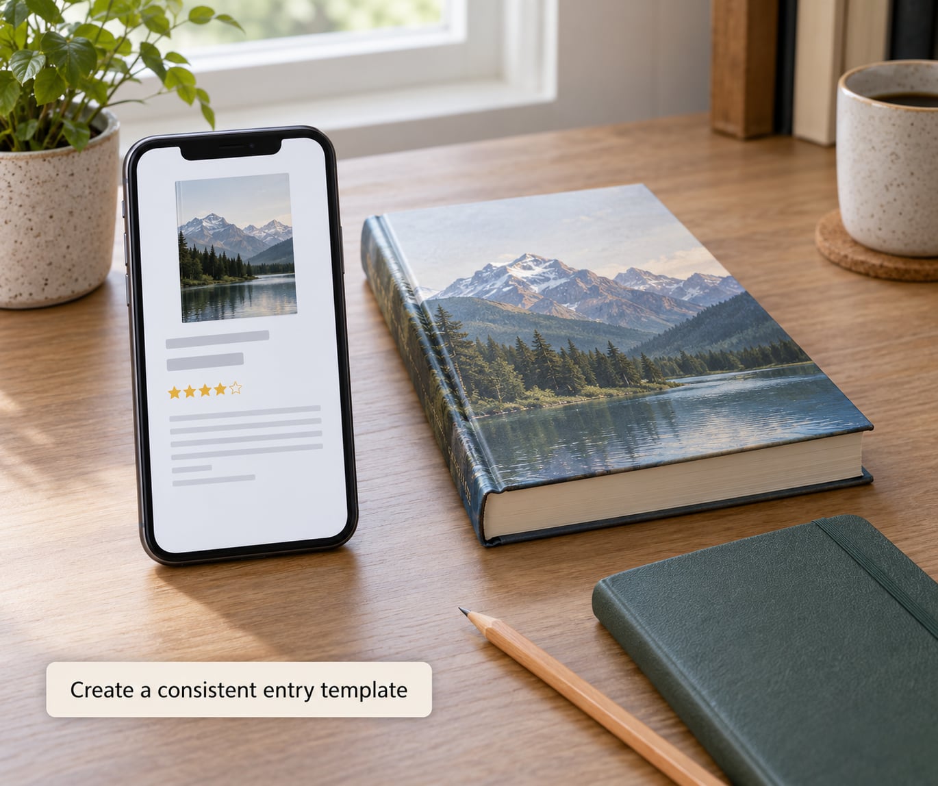 Create a consistent entry template