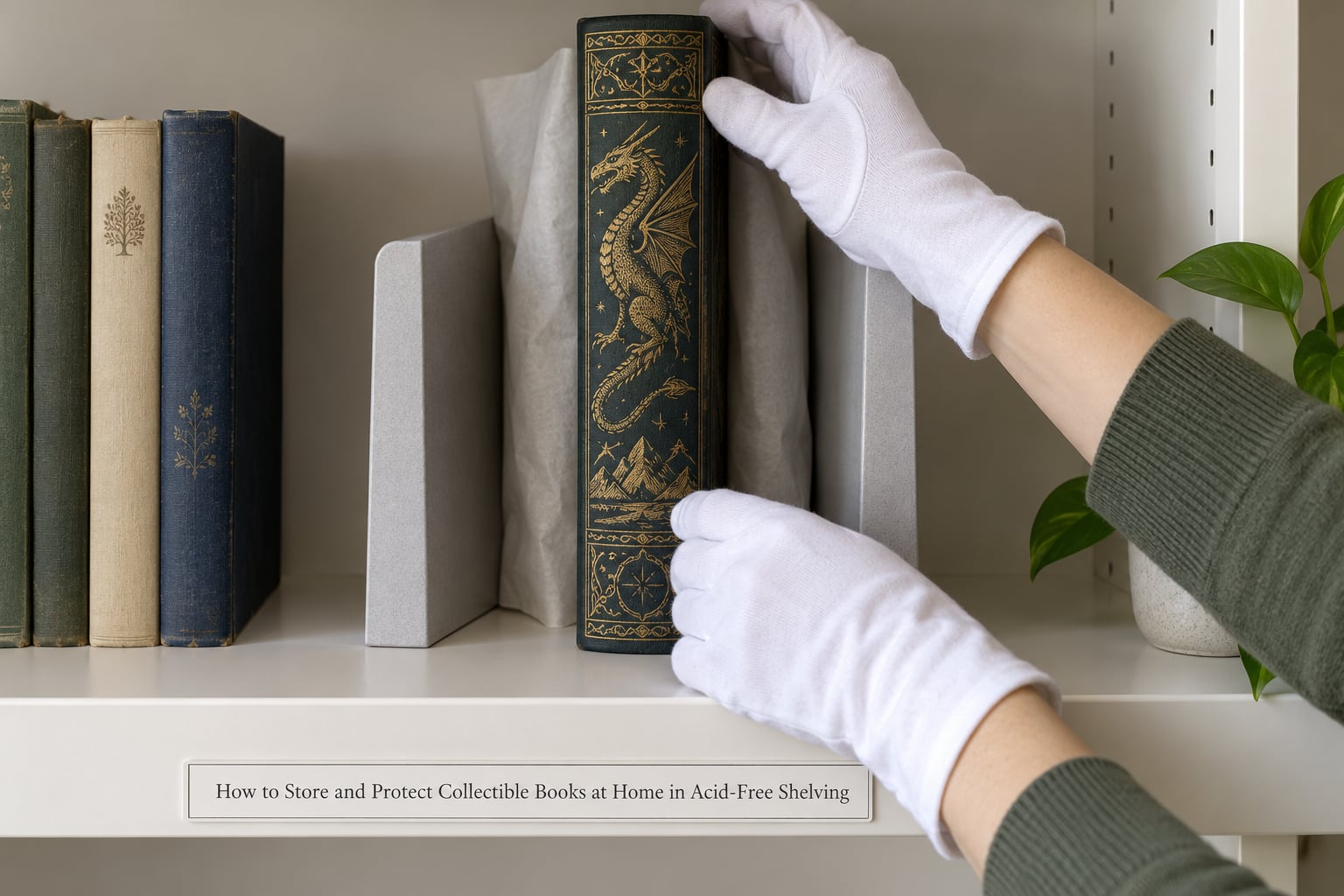 How to Store and Protect Collectible Books at Home in Acid-Free Shelving