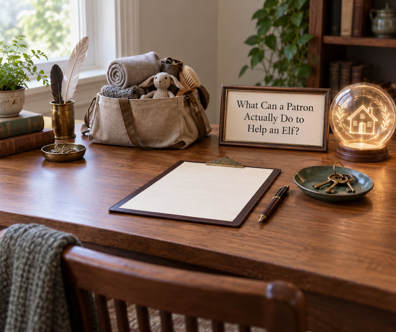 What Can a Patron Actually Do to Help an Elf?