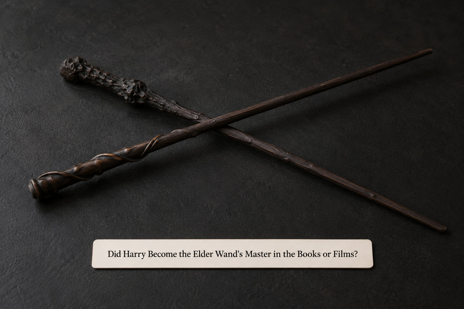 Did Harry Become the Elder Wand's Master in the Books or Films?